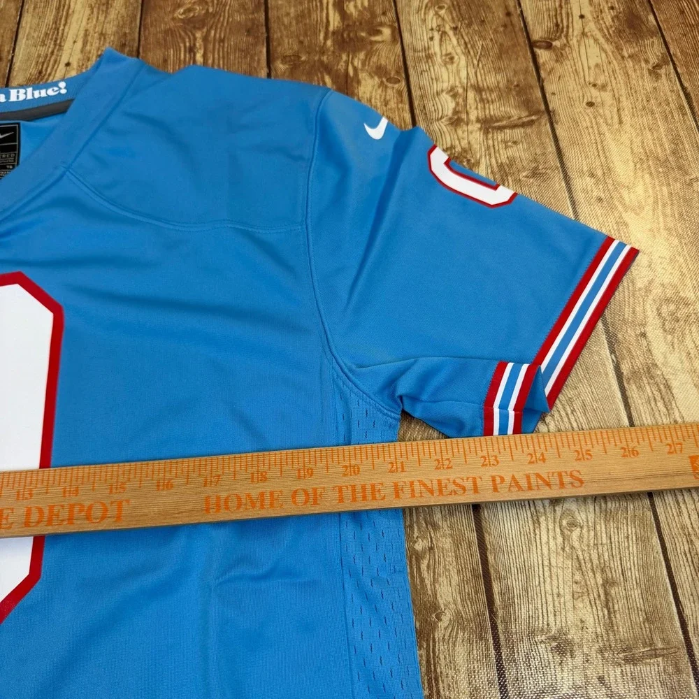 Nike Calvin Ridley Tennessee Oilers Jersey Kids Extra Large Blue Color Rush NWT